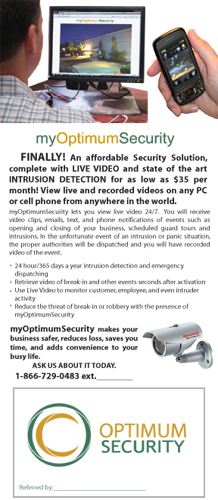 myOptimumSecurity Flyer Design