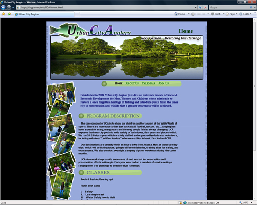 Urban City Anglers Website